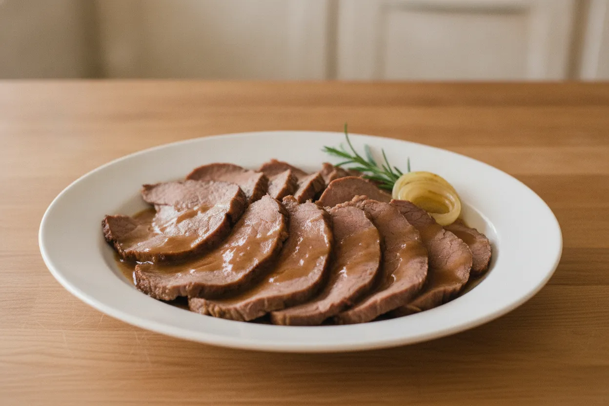 Arrosto di manzo in pentola a pressione