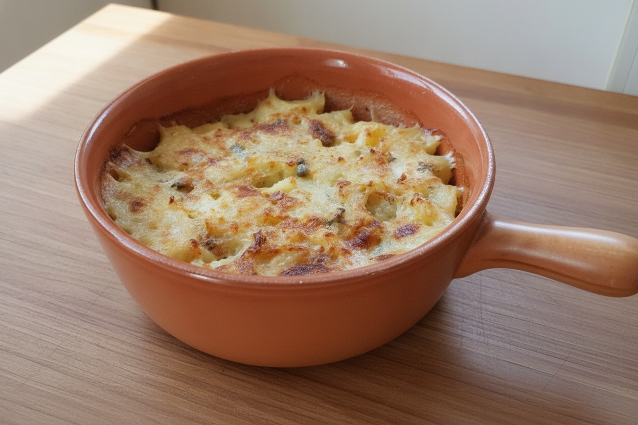 Baccalà al latte con patate alla portoghese