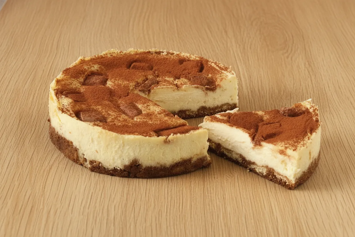 Cheesecake con mascarpone e savoiardi