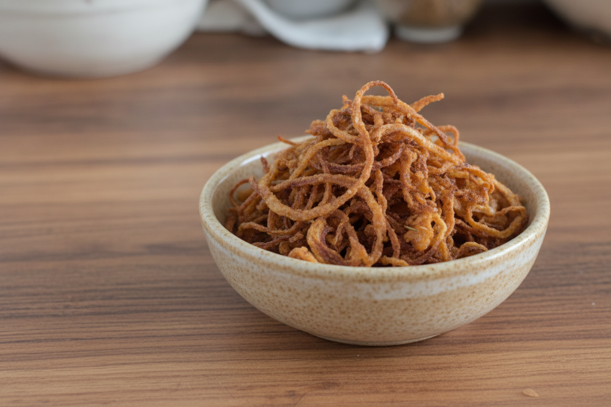 Cipolle fritte piccanti (tobacco onions)