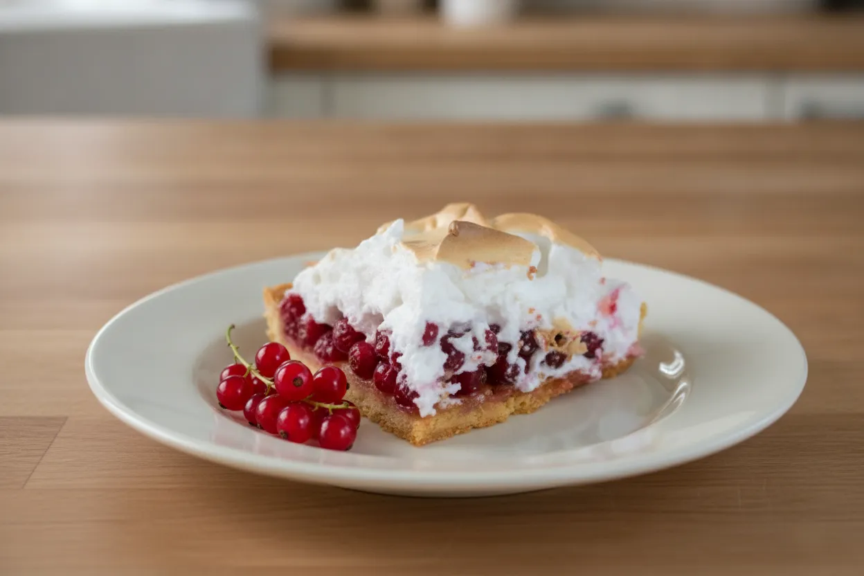 Crostata meringata al ribes