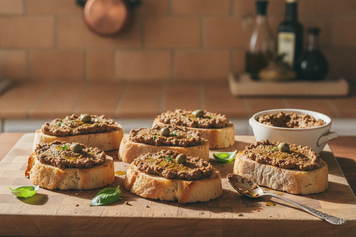 Crostino toscano ai fegatini