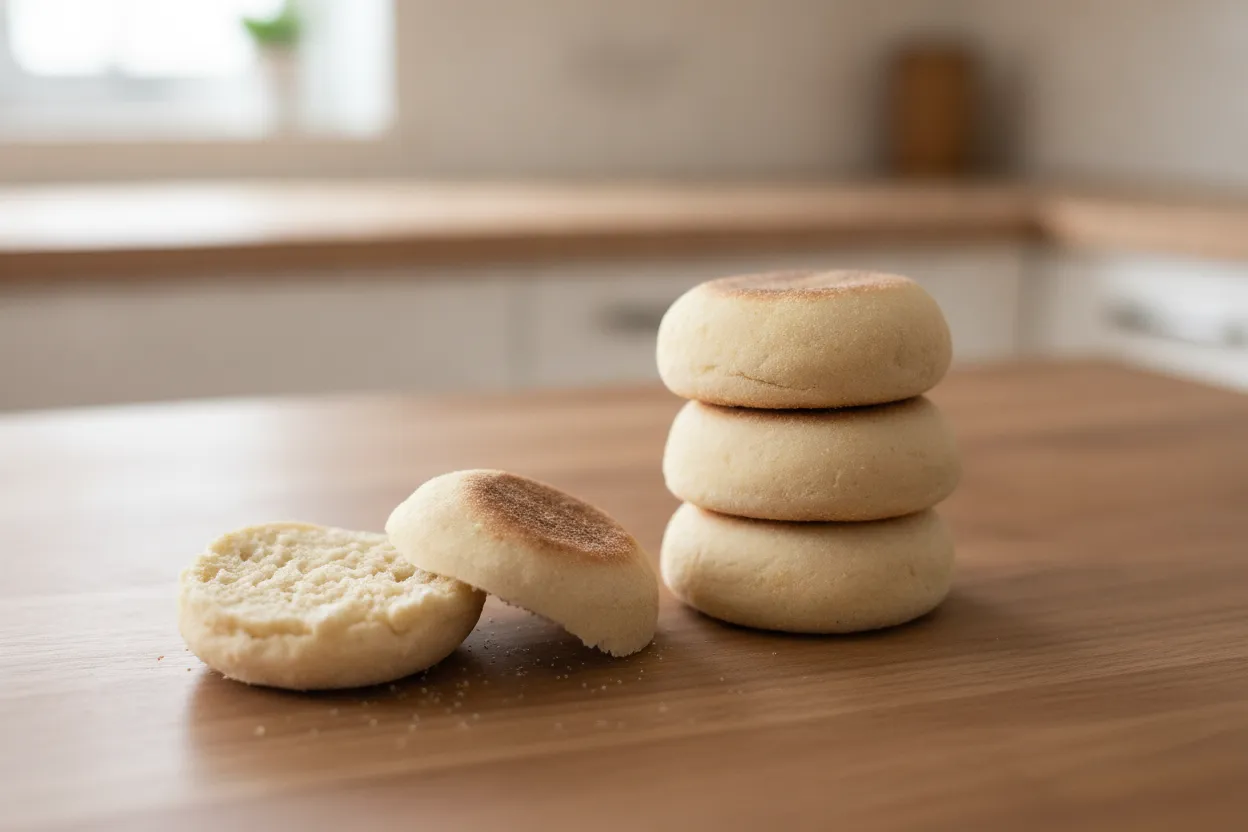 English muffins (focaccine all'inglese)