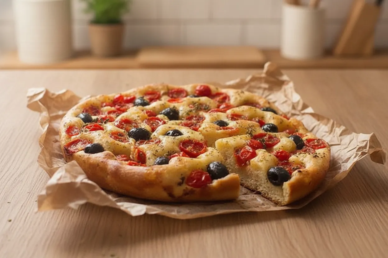 Focaccia barese croccante