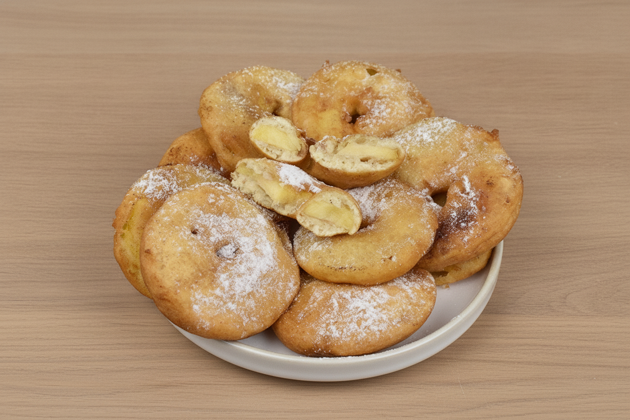 Frittelle di mele all'emiliana