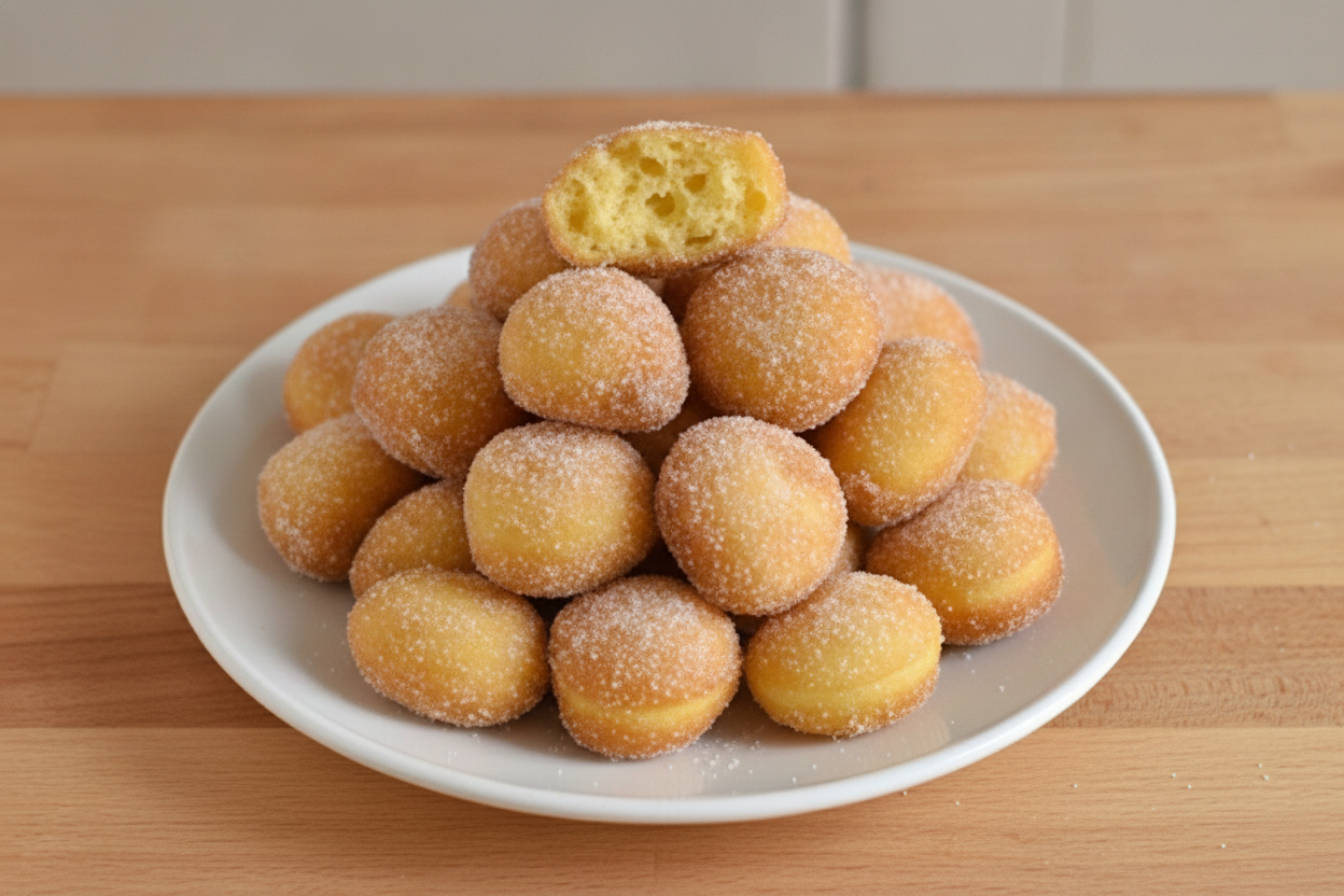 Frittelle dolci in un lampo