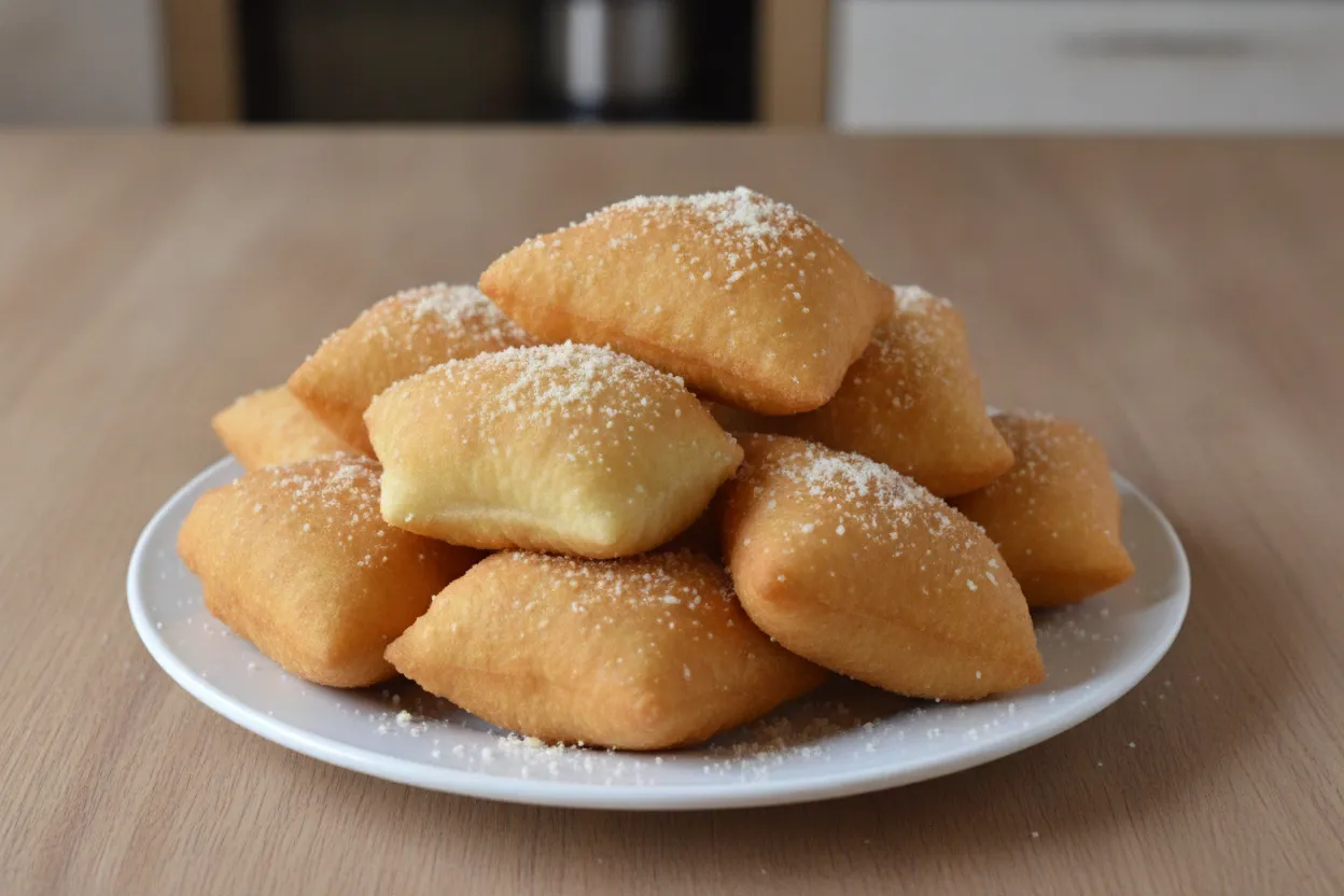 Gonfietti di pane fritto