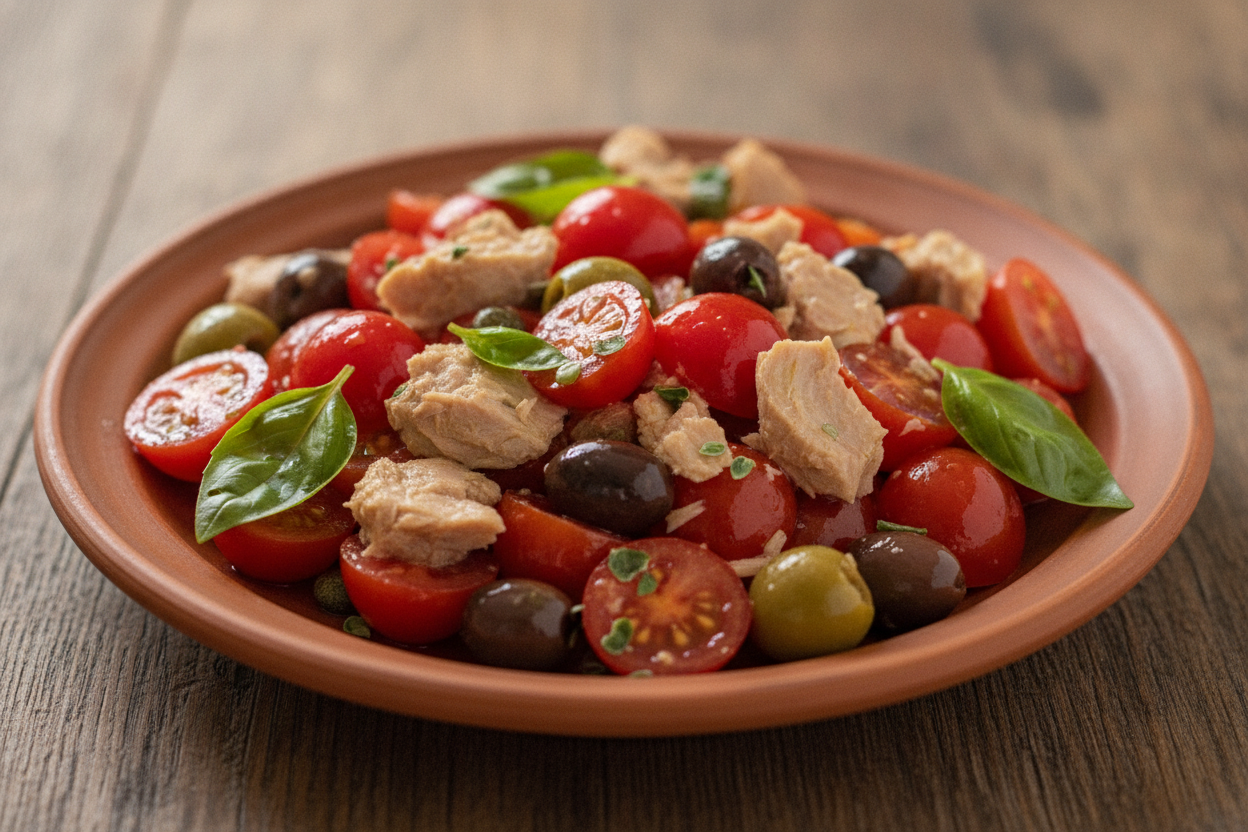 Insalata di tonno e pomodorini