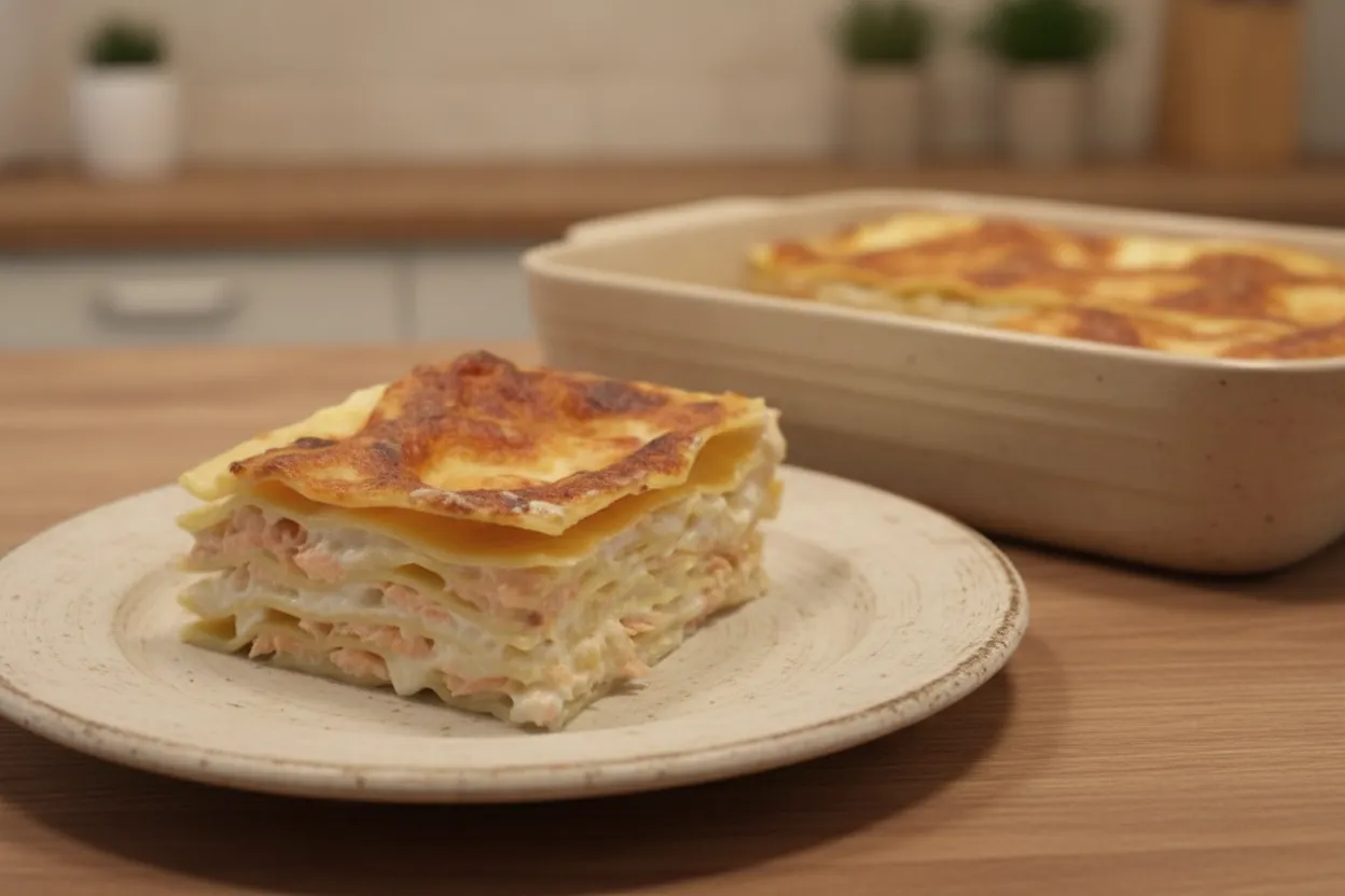 Lasagne bianche al salmone