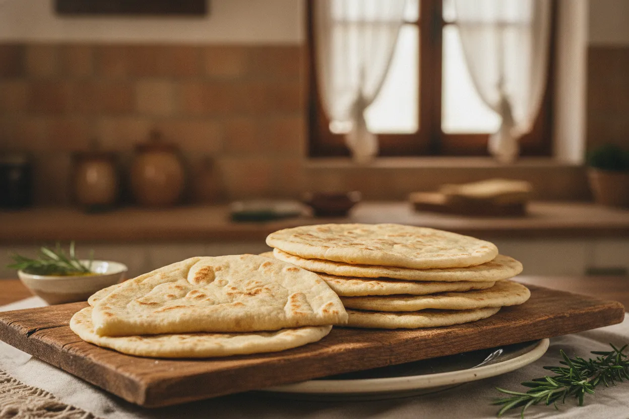 Piadina romagnola all'olio extravergine