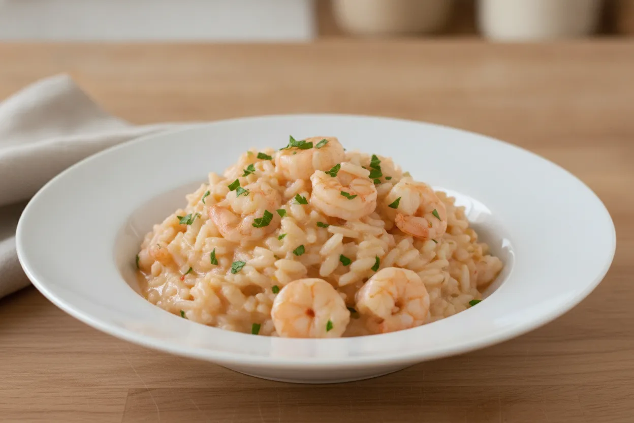 Risotto ai gamberi saporito