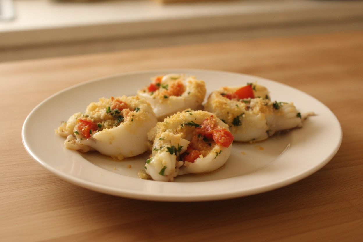 Seppie gratinate al forno
