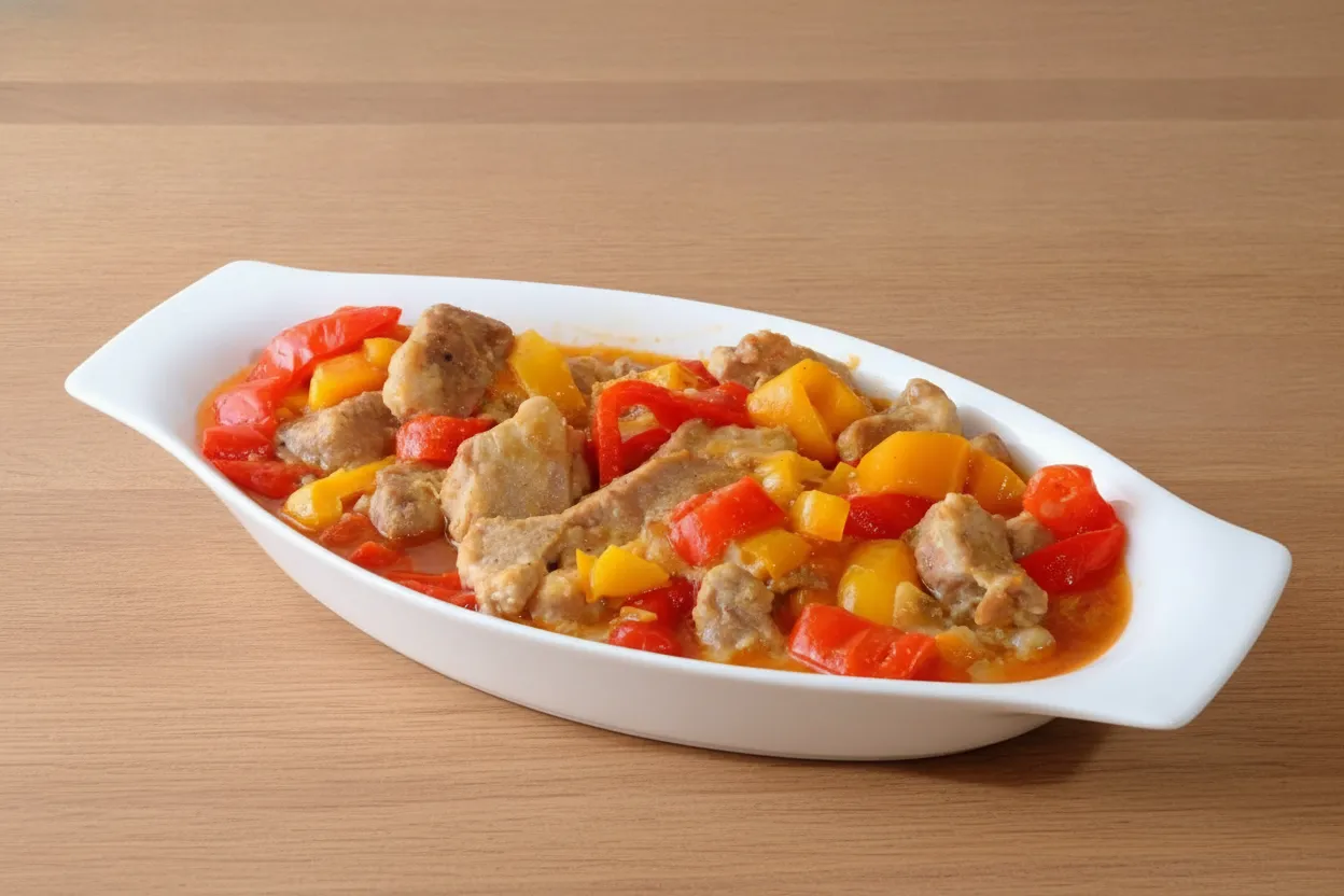 Spezzatino di manzo con peperoni