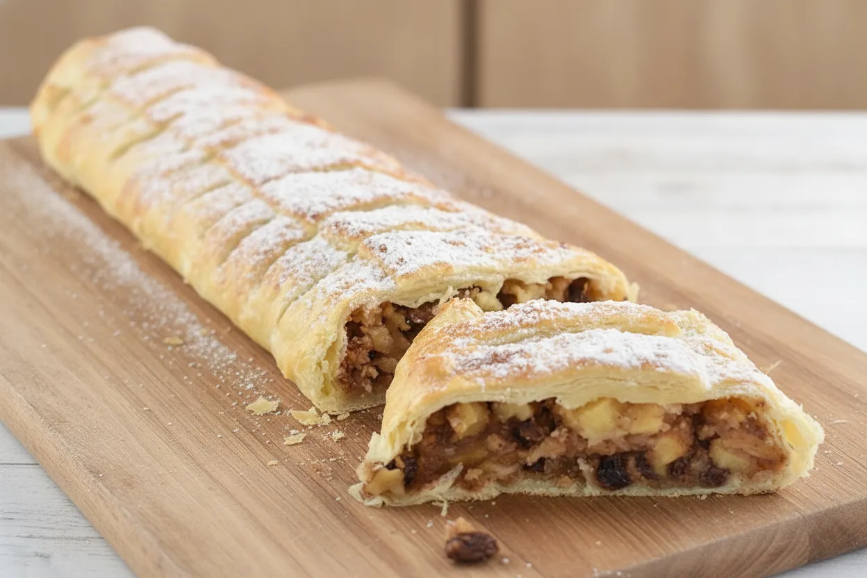 Strudel di mele in pasta sfoglia
