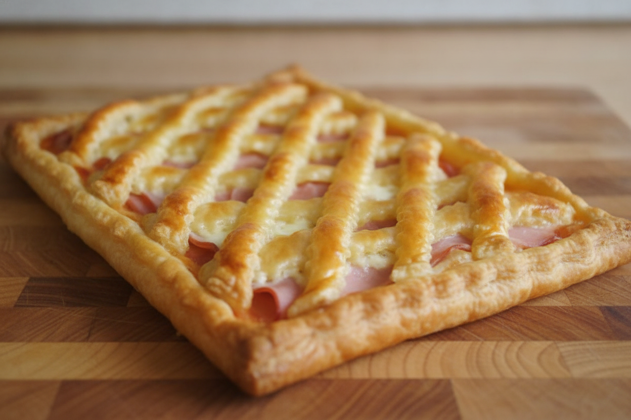 Torta salata cotto e stracchino